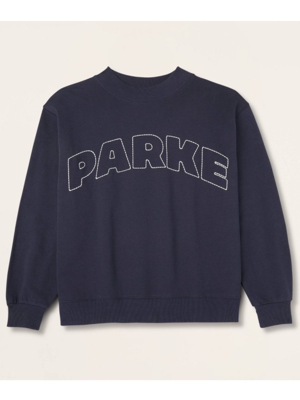 Parke x Target Navy Mock Neck Sweatshirt L/XL